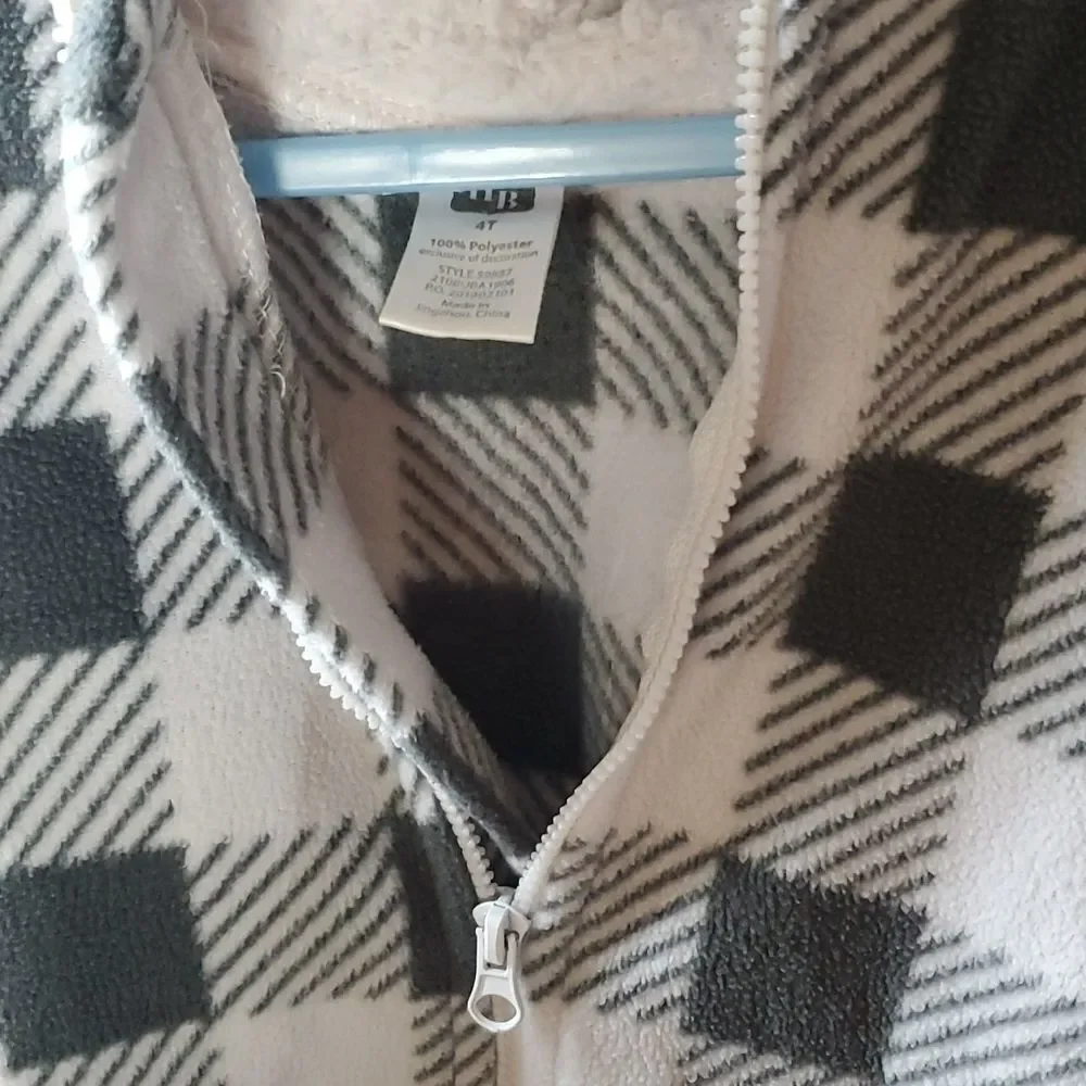 Toddler Plaid Fleece 1 pc